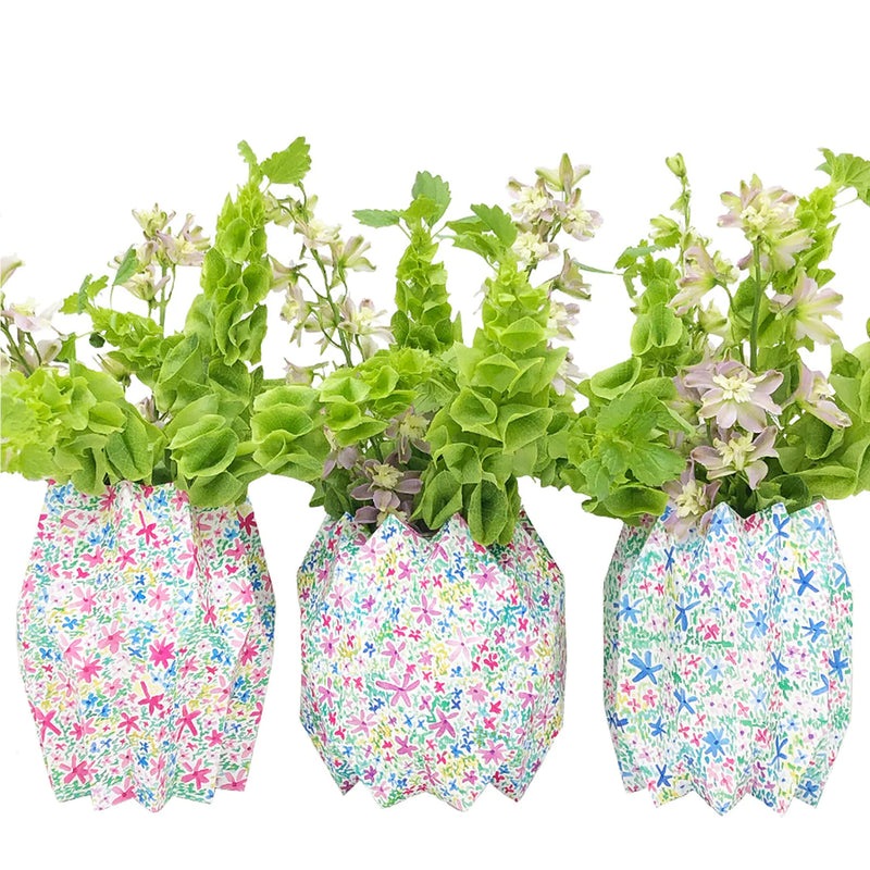 LGD Vase Wraps Whimsy Flower Paper