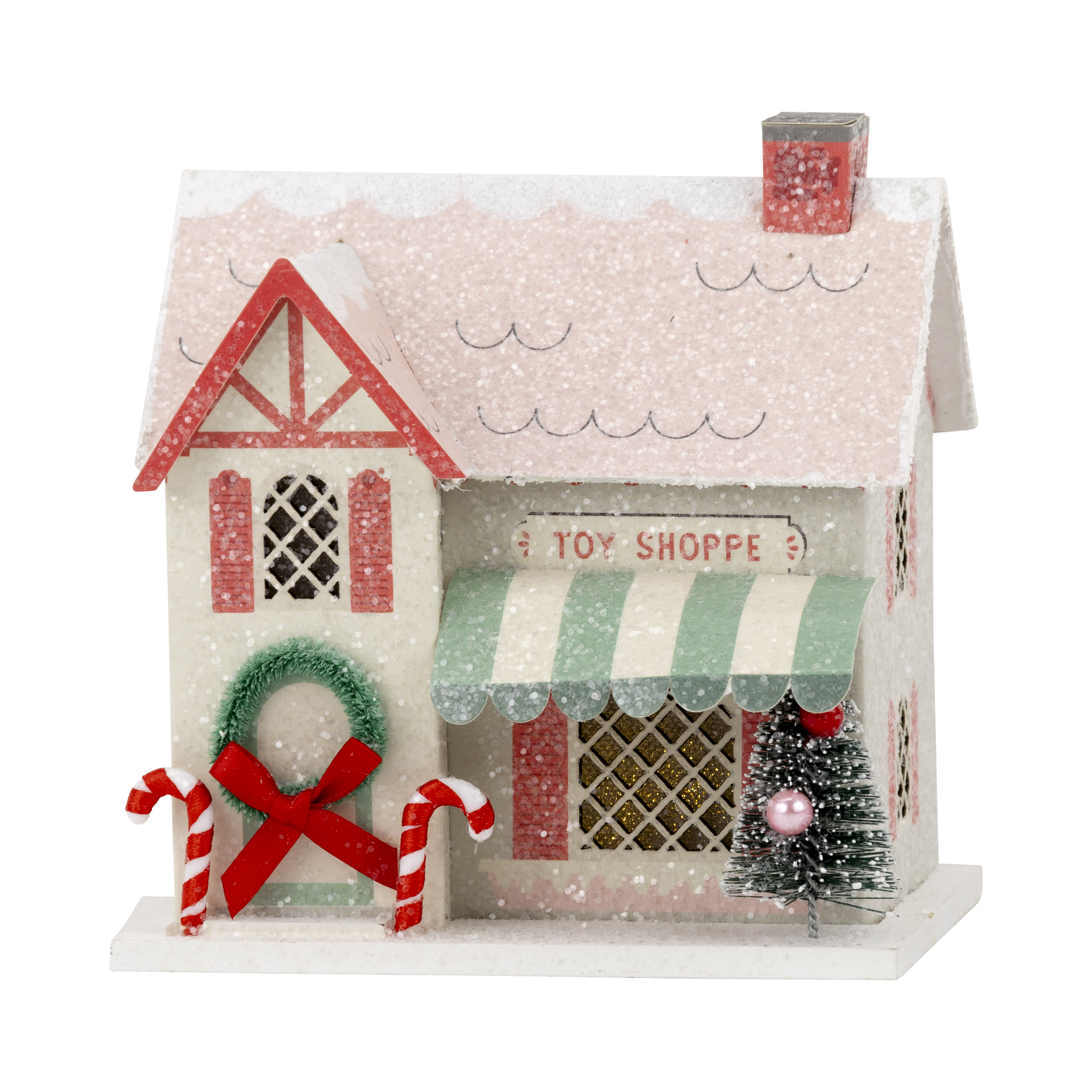 MME Decor Christmas Village Toy Shop