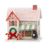 MME Decor Christmas Village Toy Shop