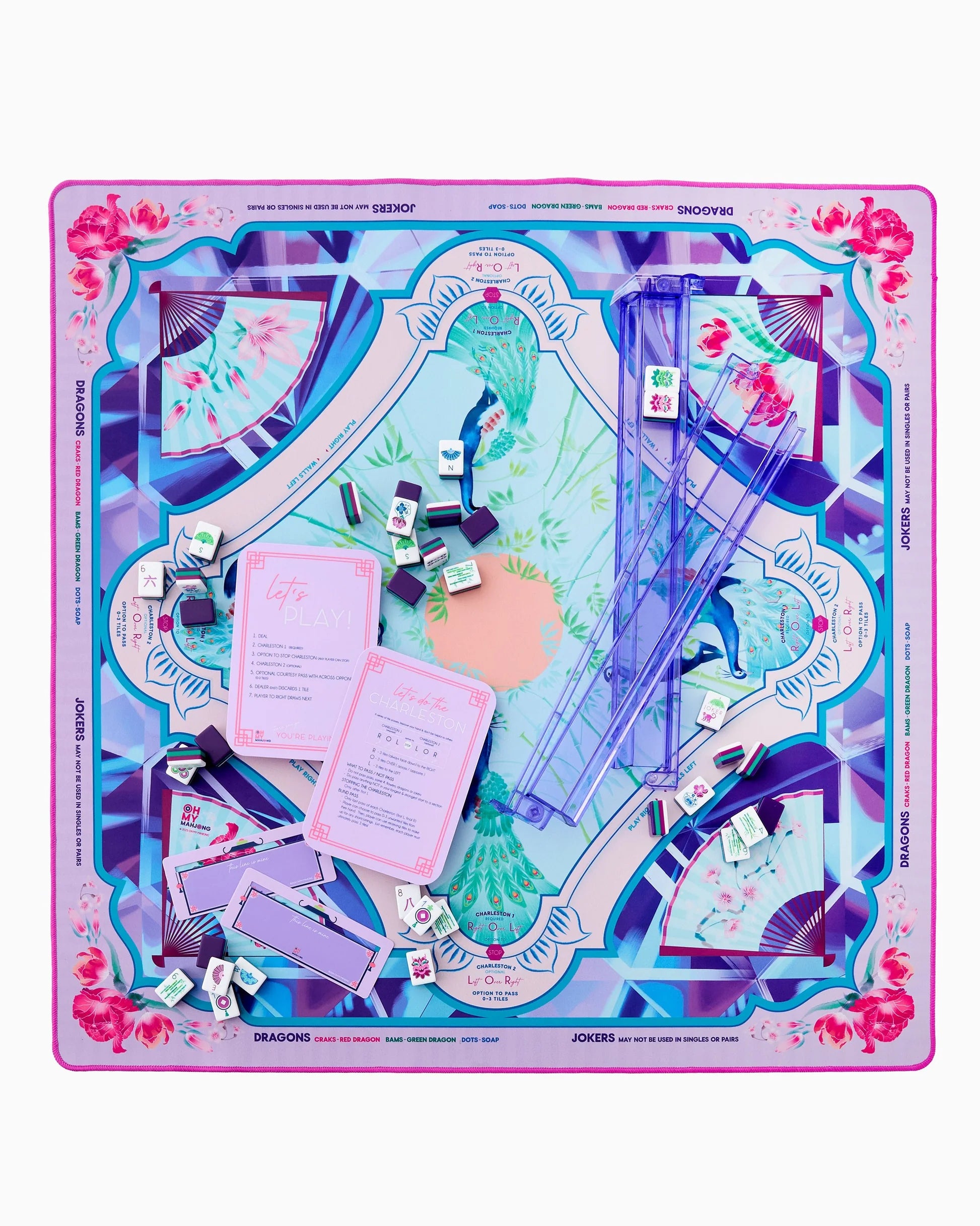 Oh My Mahjong Amethyst Mahjong Mat In Tube