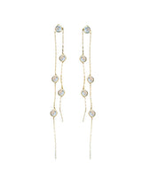 Gold and Crystal Minimalist Duster Drops