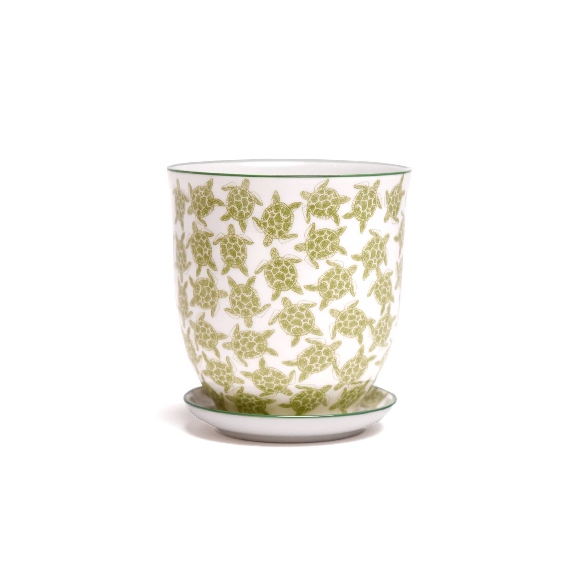 CHIVE Planter Red Roses Porcelain Liberte  / 3.25"