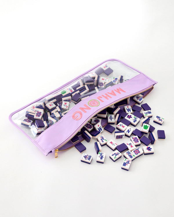 OMM Bag Lilac Stitched Mahjong