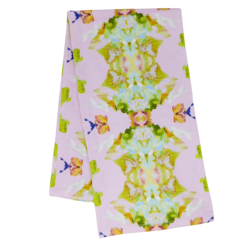 LPD Tea Towel: Stained Glass Lavender One Size