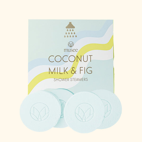 MUSEE Shower Steamers Coconut Milk & Fig