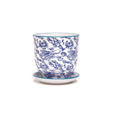 CHIVE Planter Blue Birds Porcelain Liberte / 3.25"