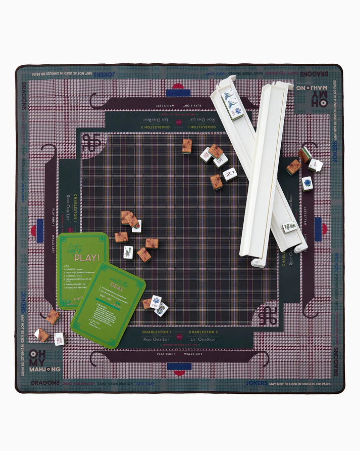 Oh My Mahjong Dapper Mahjong Mat In Tube