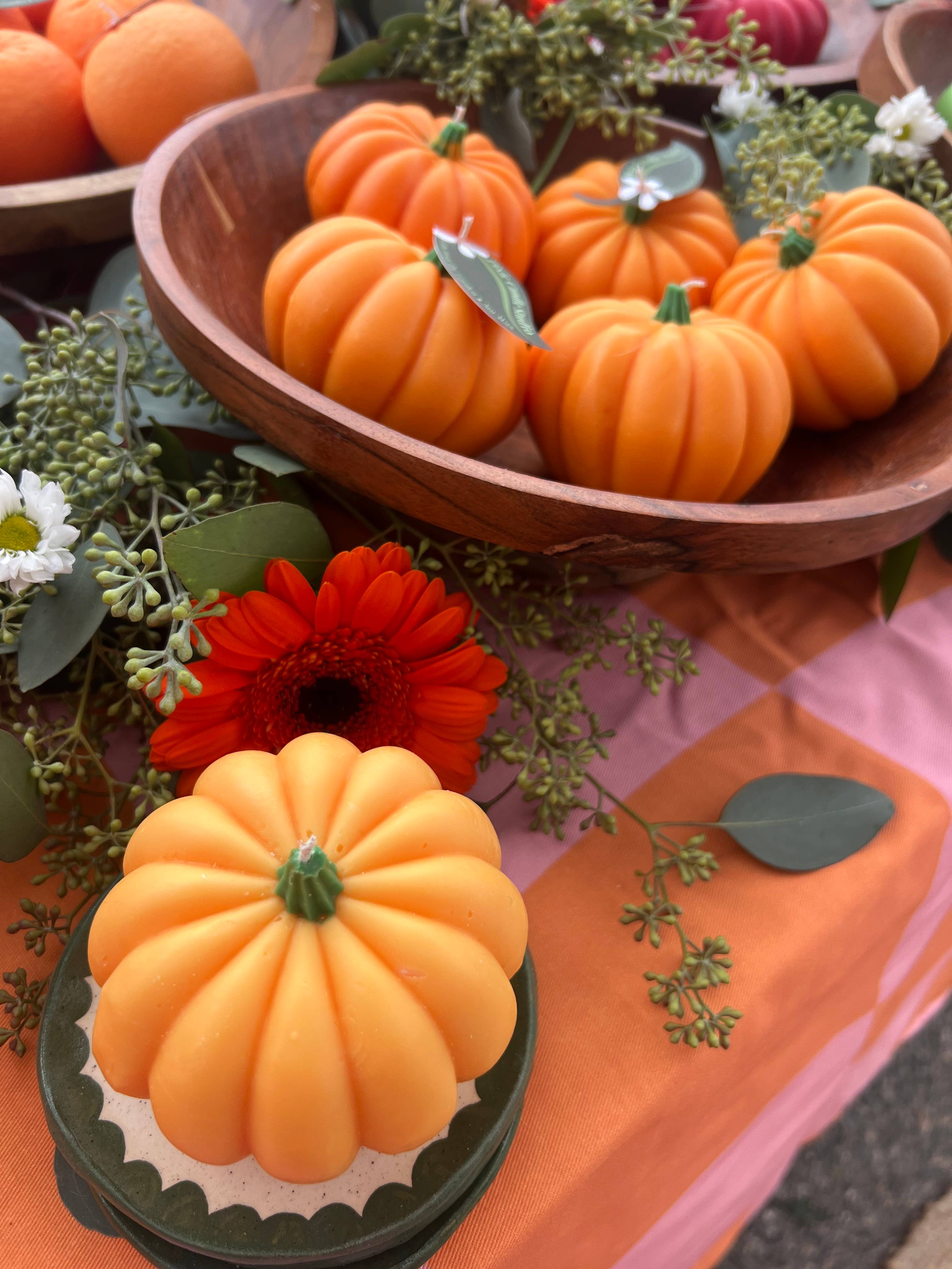 Pixie Candle Fall Pumpkin