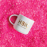 CG HBIC Head Bitch in Charge Gold Foil Coffee Mug