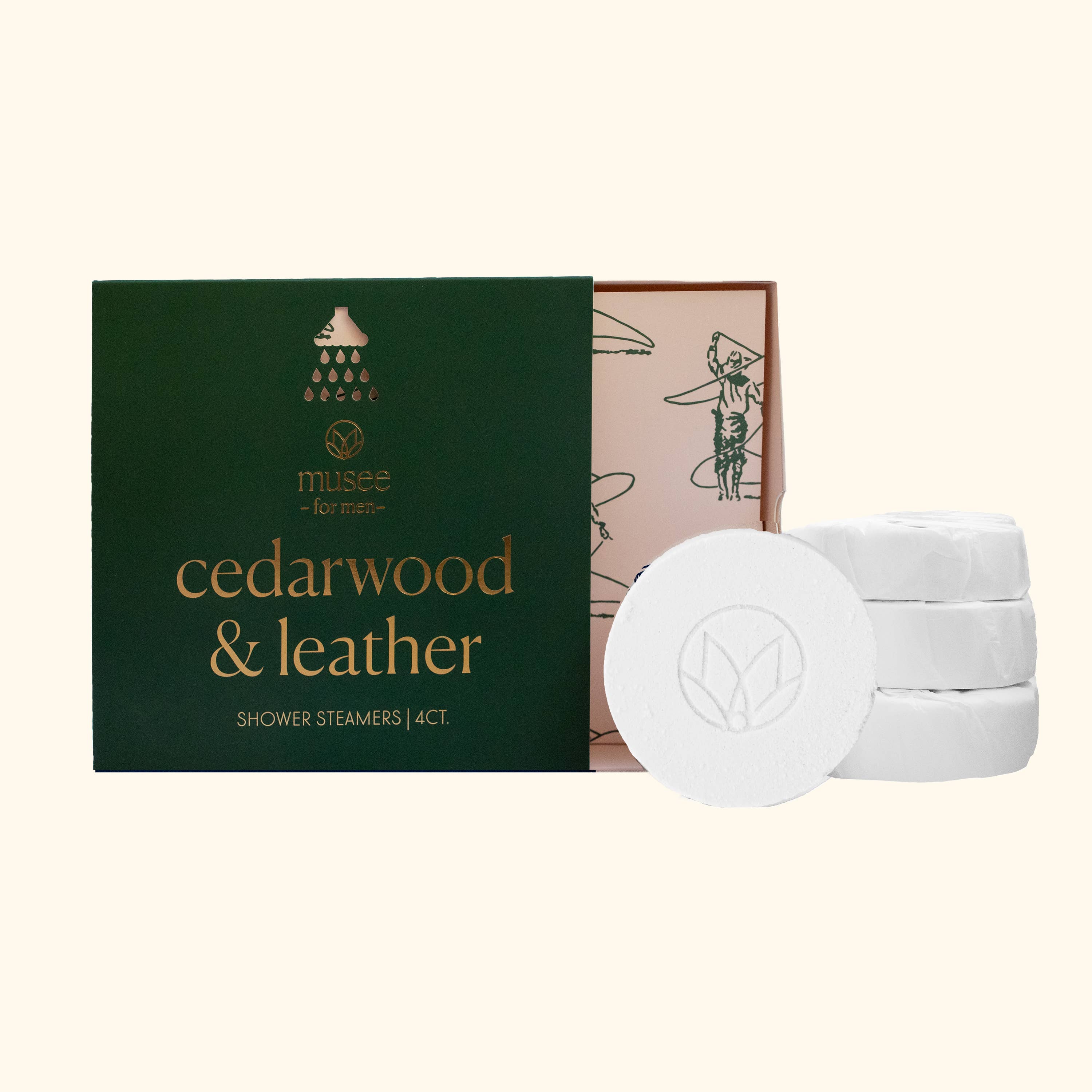 MTC Shower Steamers Cedarwood & Leather
