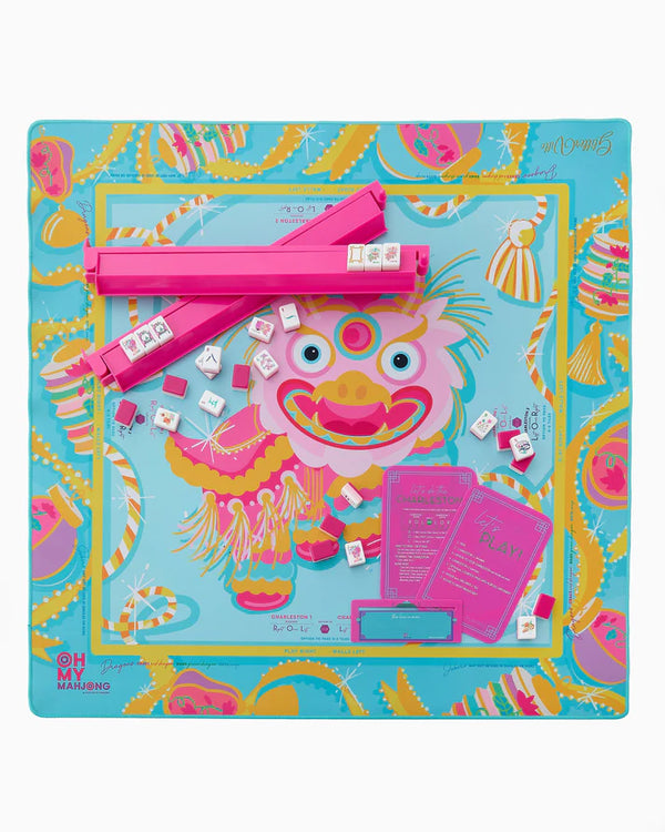 OMM Mat Glitterville Pink Drag