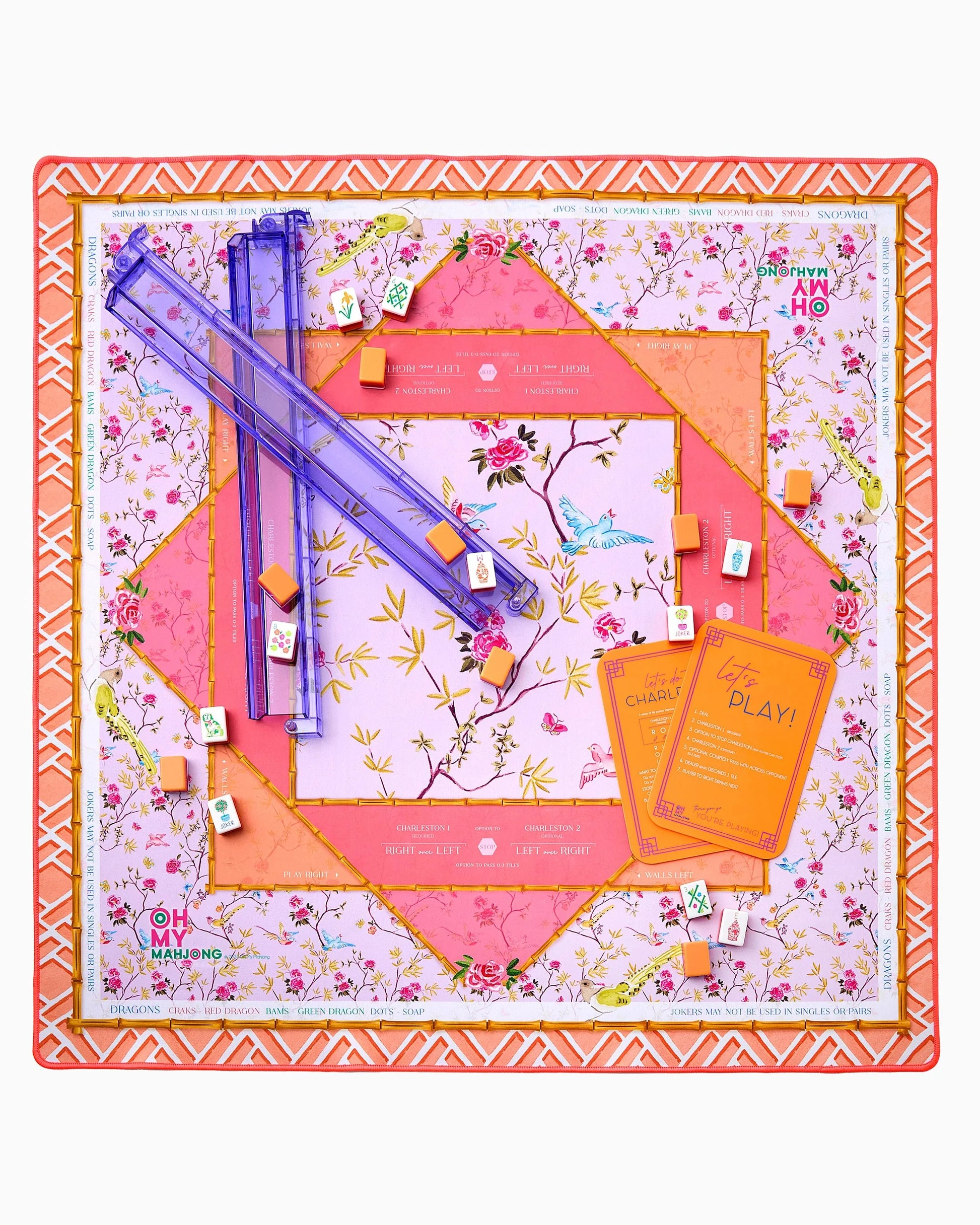 Oh My Mahjong Goldie Mahjong Mat In Tube