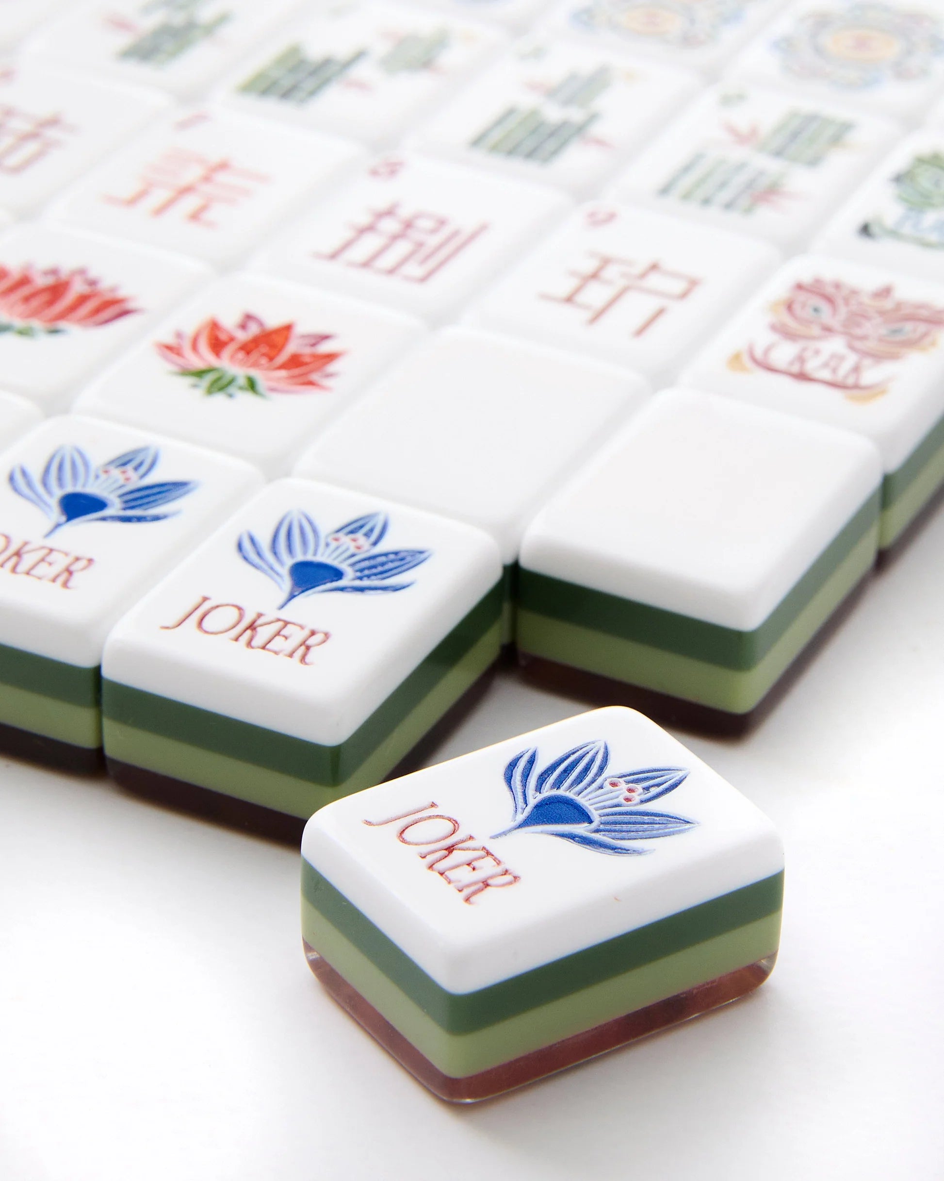 Oh My Mahjong Heritage American Mahjong Tiles - 160 Acrylic Tiles