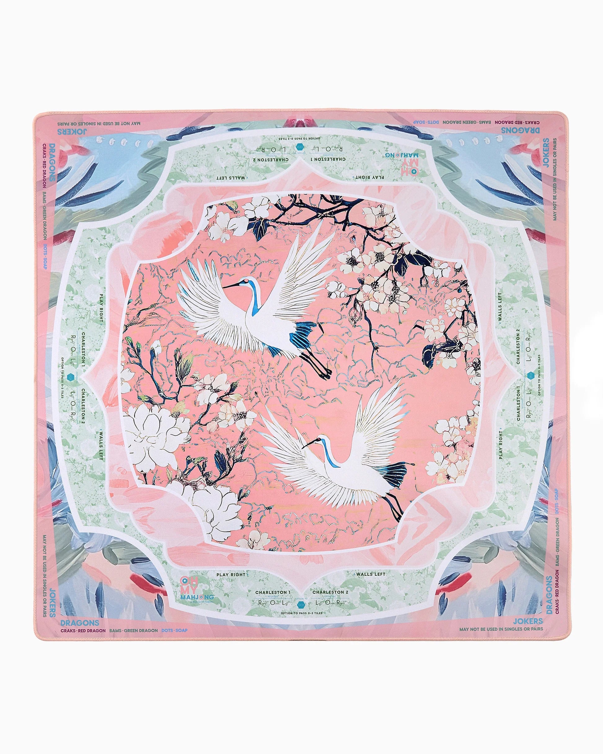 Oh My Mahjong Heron Mahjong Mat In Tube