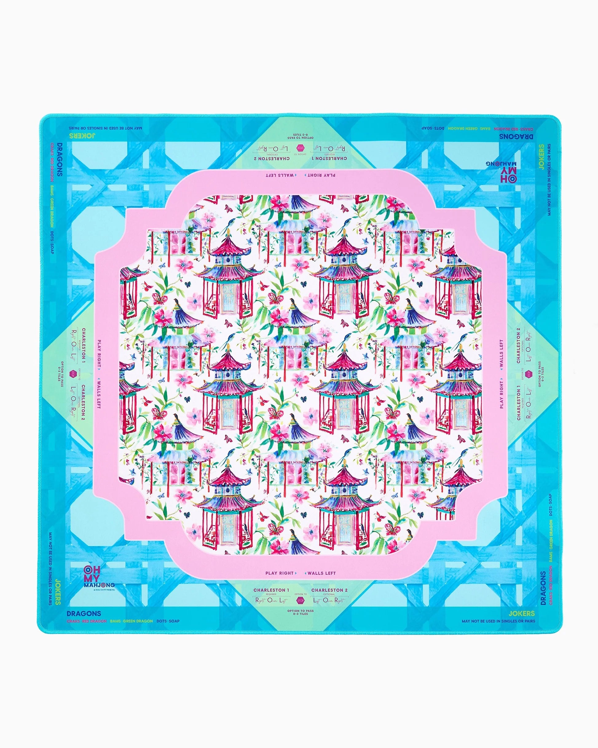 Oh My Mahjong Lorelei Mahjong Mat In Tube