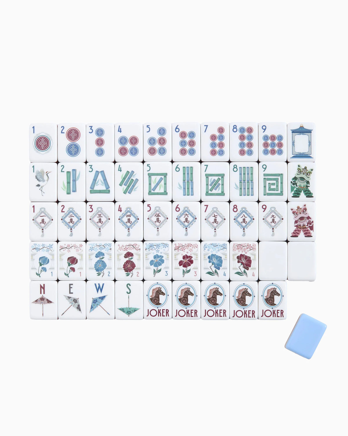Oh My Mahjong Osler American Mahjong Tiles - 160 Acrylic Tiles
