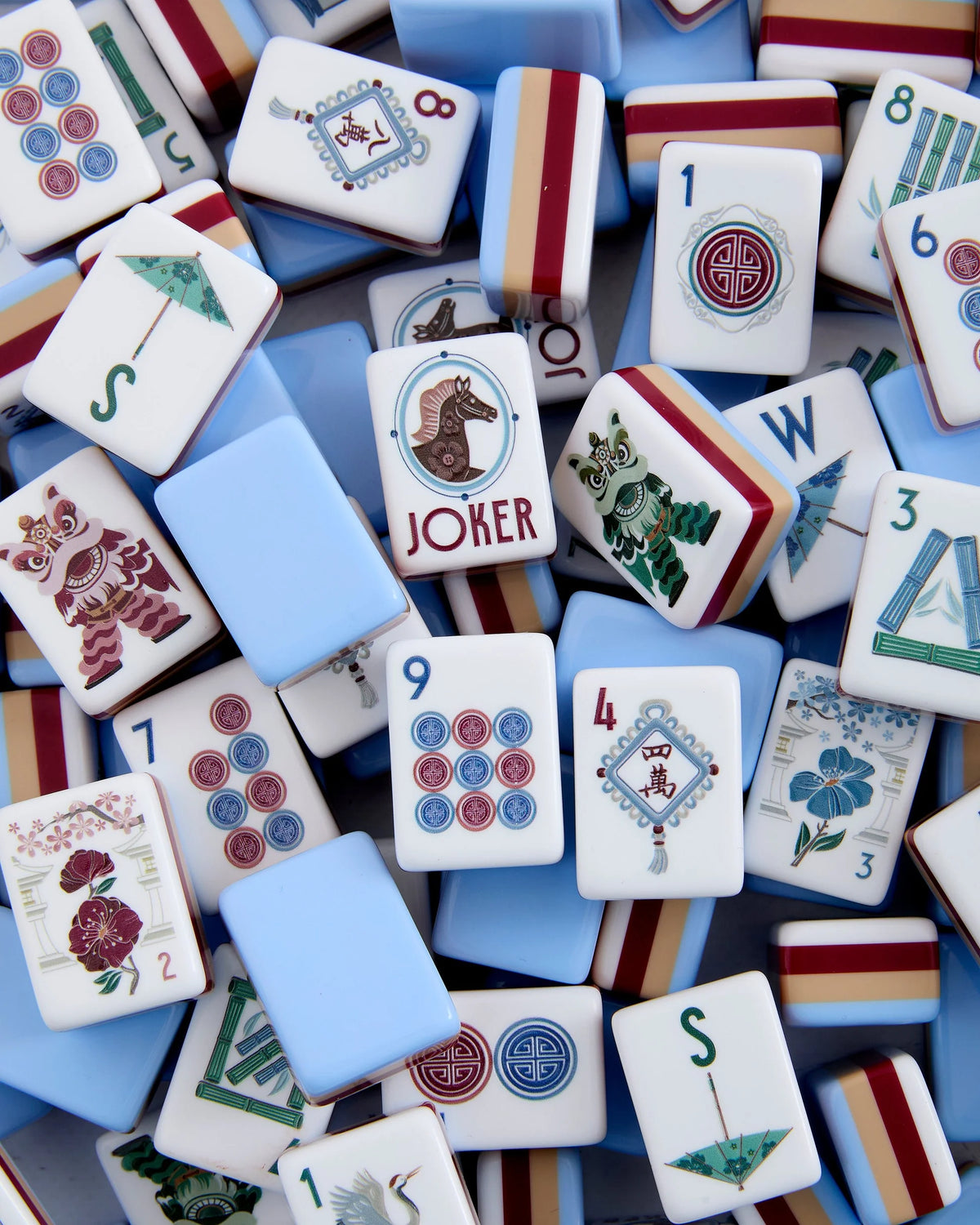 Oh My Mahjong Osler American Mahjong Tiles - 160 Acrylic Tiles