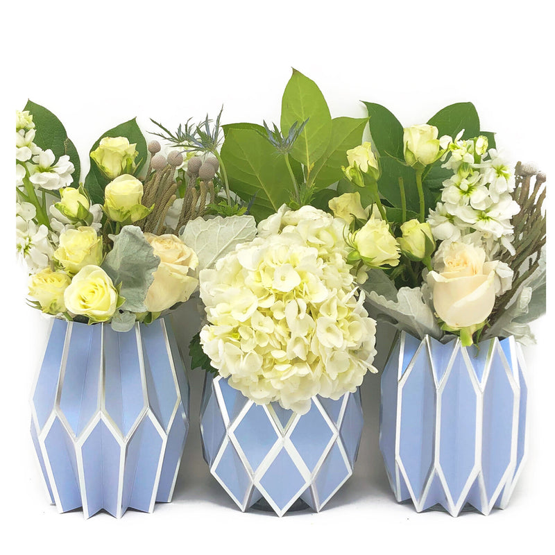 LGD Vase Wraps Periwinkle Paper