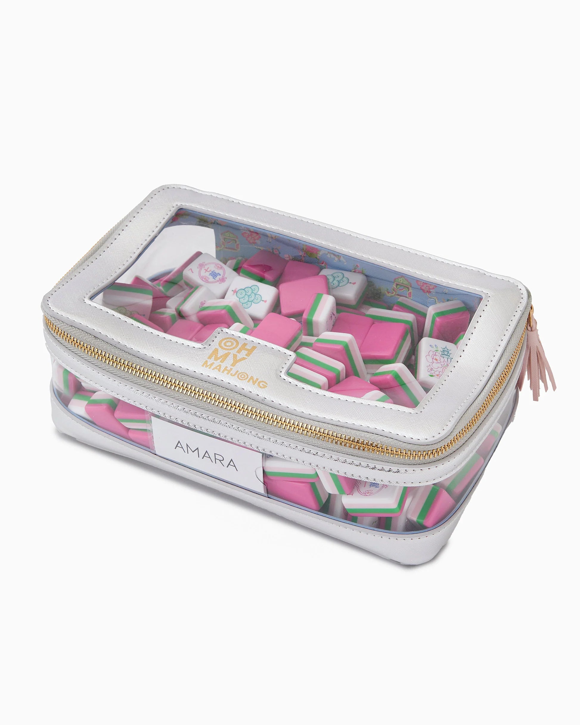 Oh My Mahjong Sliver Mahjong Tile Storage Bag