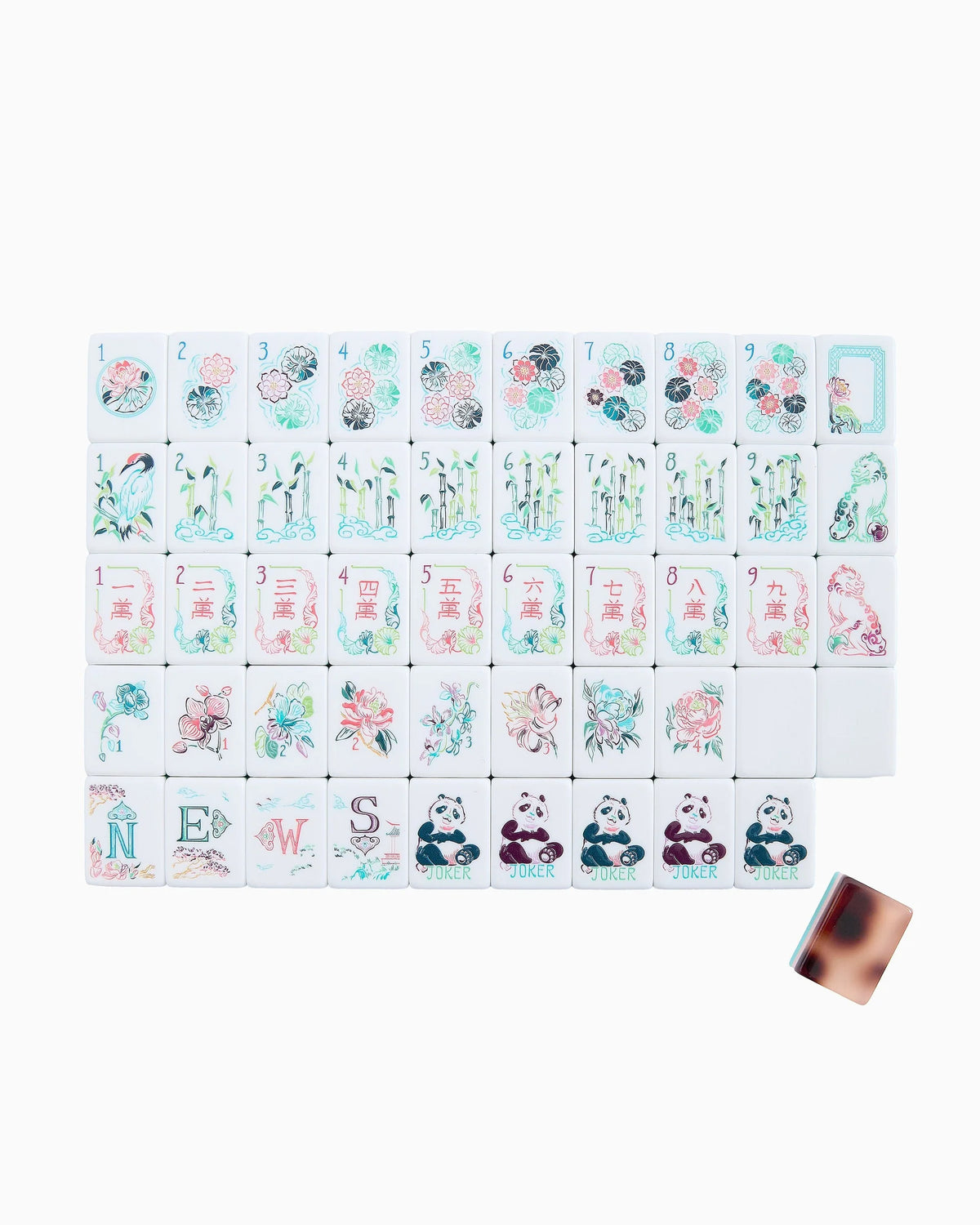 Oh My Mahjong Talulah American Mahjong Tiles - 160 Acrylic Tiles