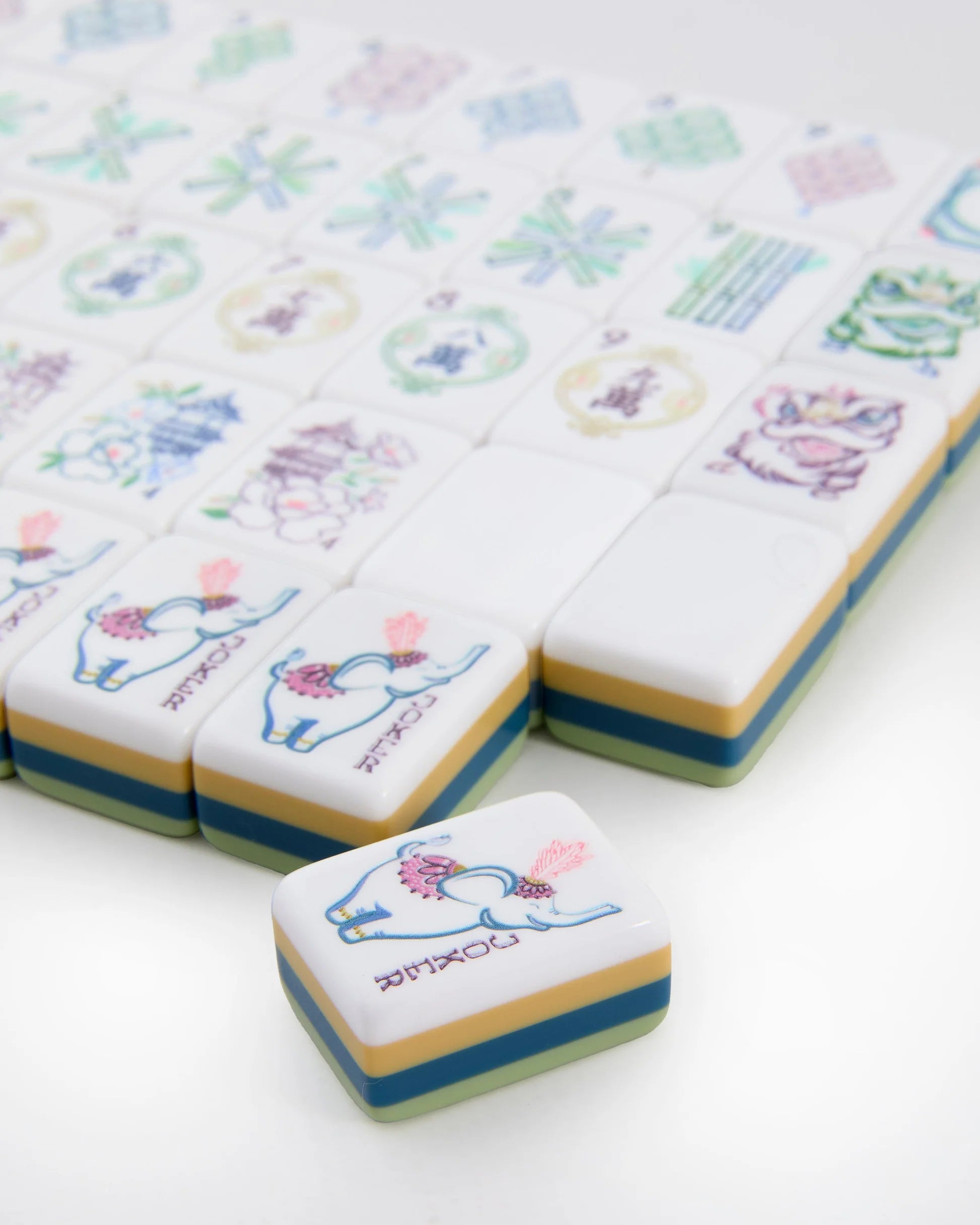 Oh My Mahjong Willow American Mahjong Tile Set - 160 Acrylic Tiles