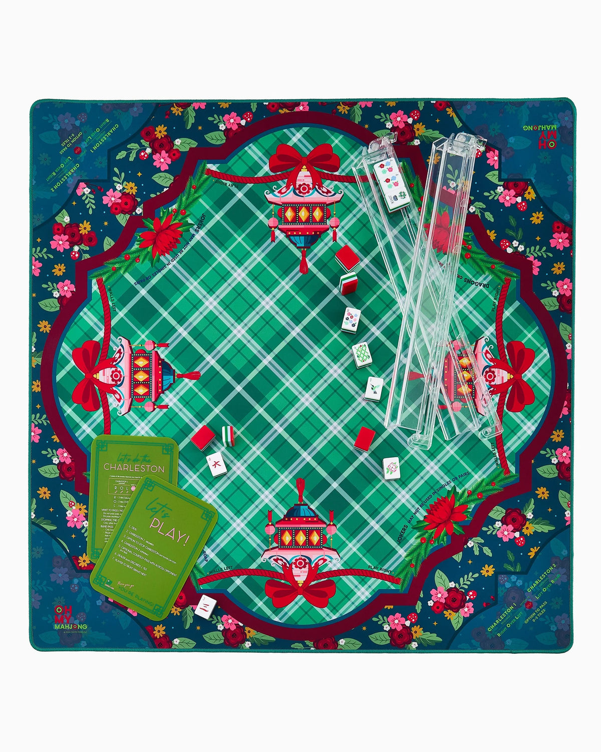 Oh My Mahjong Yuletide Mahjong Mat In Tube