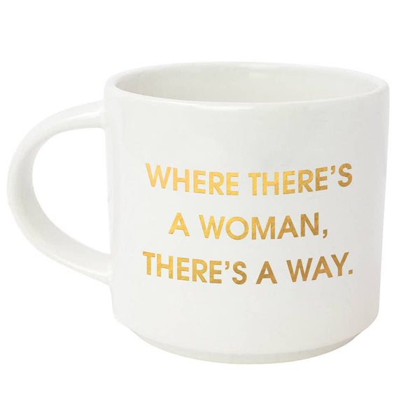 CG Mug Jumbo Stackable "Where There's A Woman There's A Way"