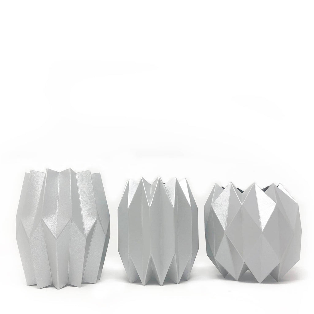 LGD Vase Wraps Silver Paper