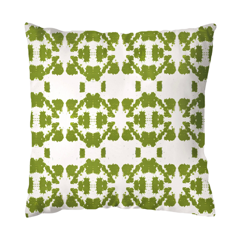 LPD Pillow Outdoor Mosaic Green 22x22