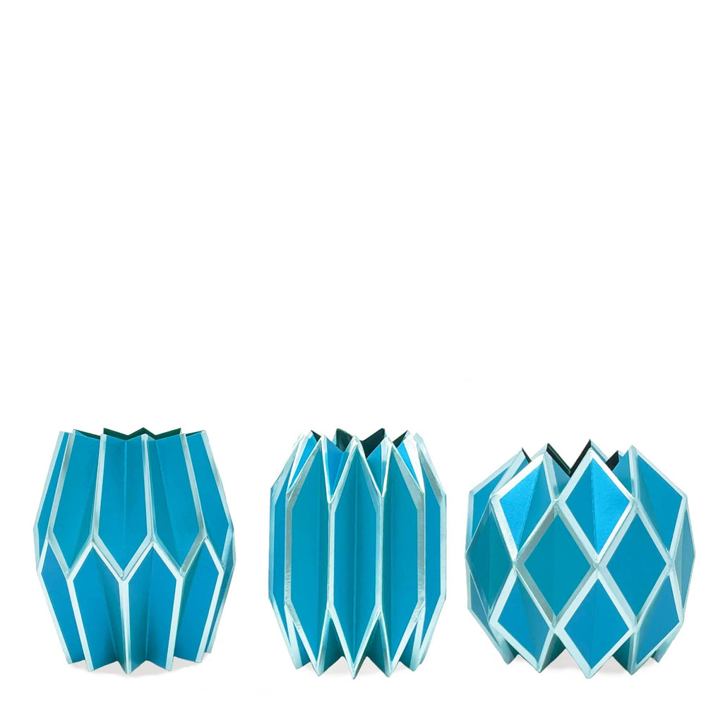 LGD Vase Wrap Peacock Blue